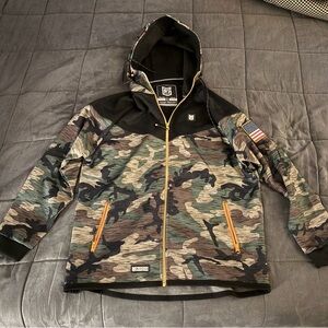 Freedom Industries Men's Camouflage Performance Jacket with Hood New!
